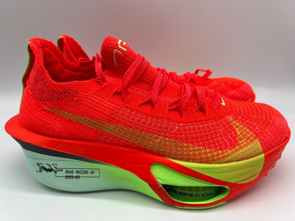 Nike Air Zoom Alphafly Next% 3 Bright Crimson Lime FD8311-600 Men's Size 6